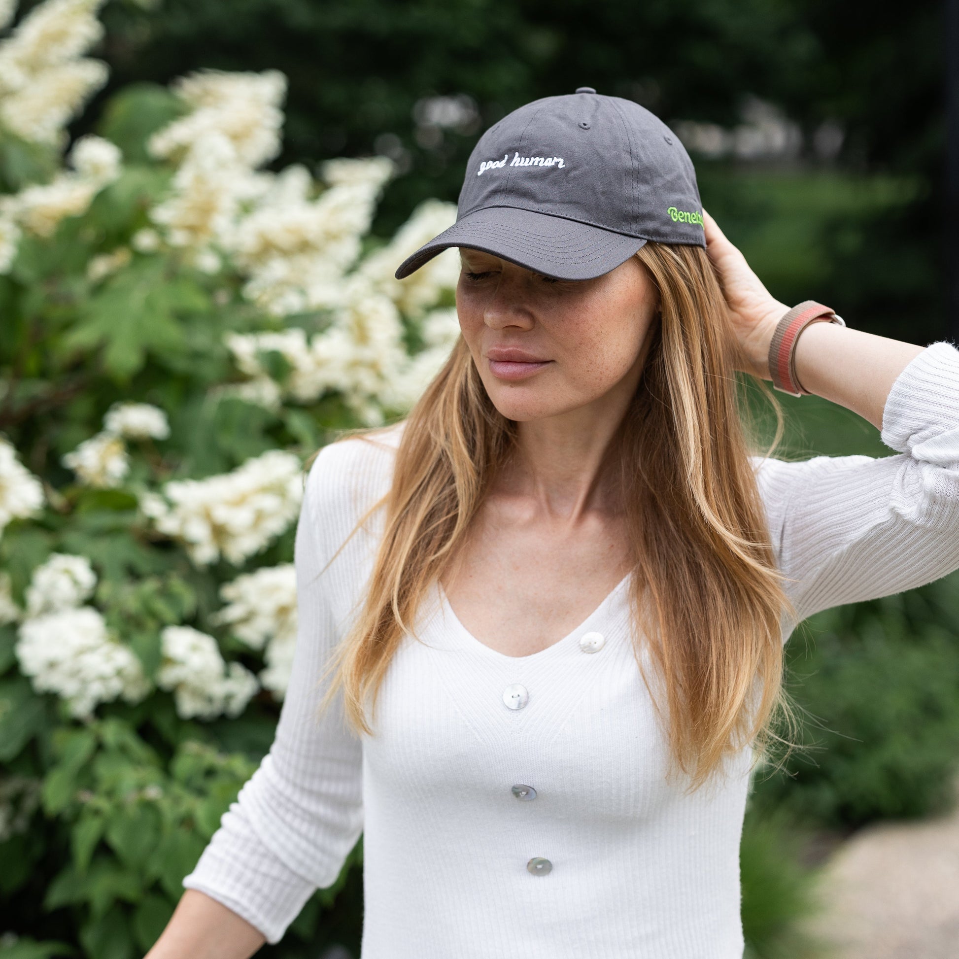 Good Human Embroidered Hat